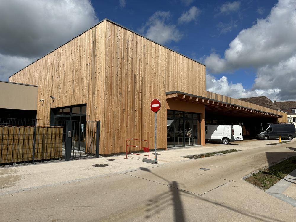 Bardage bois école Denain