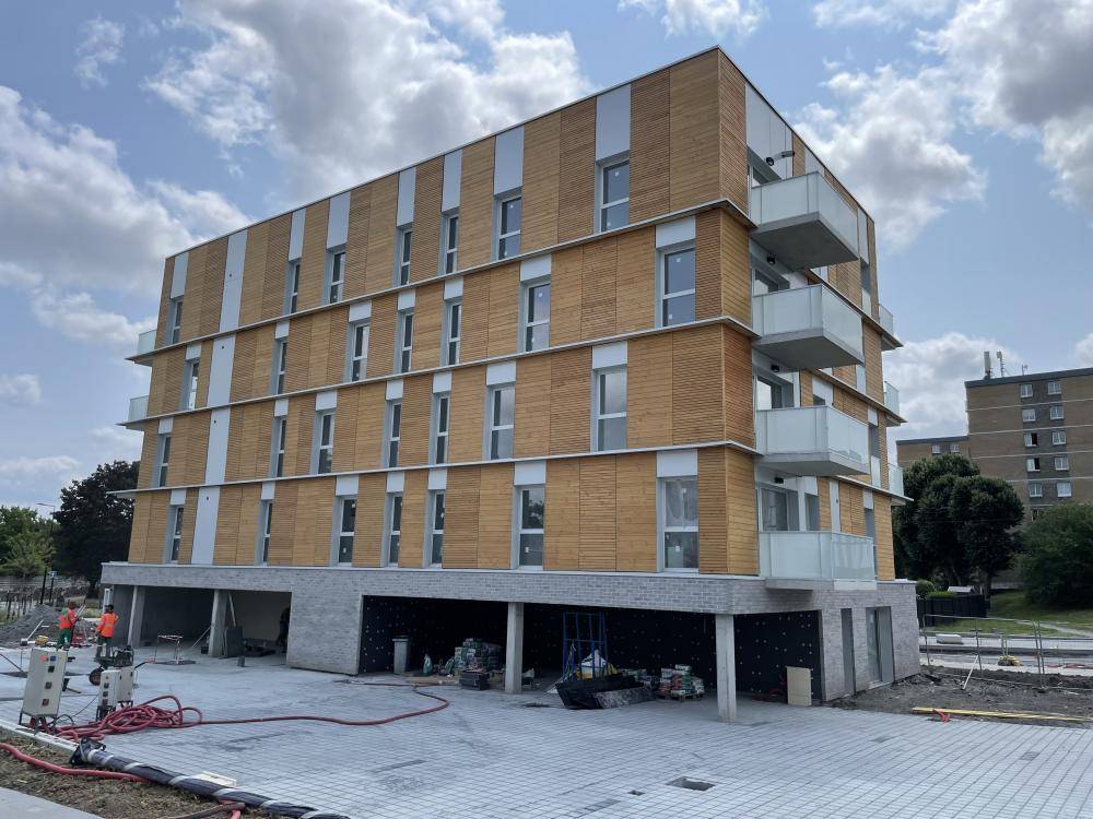 bardage bois Alucobond Valenciennes